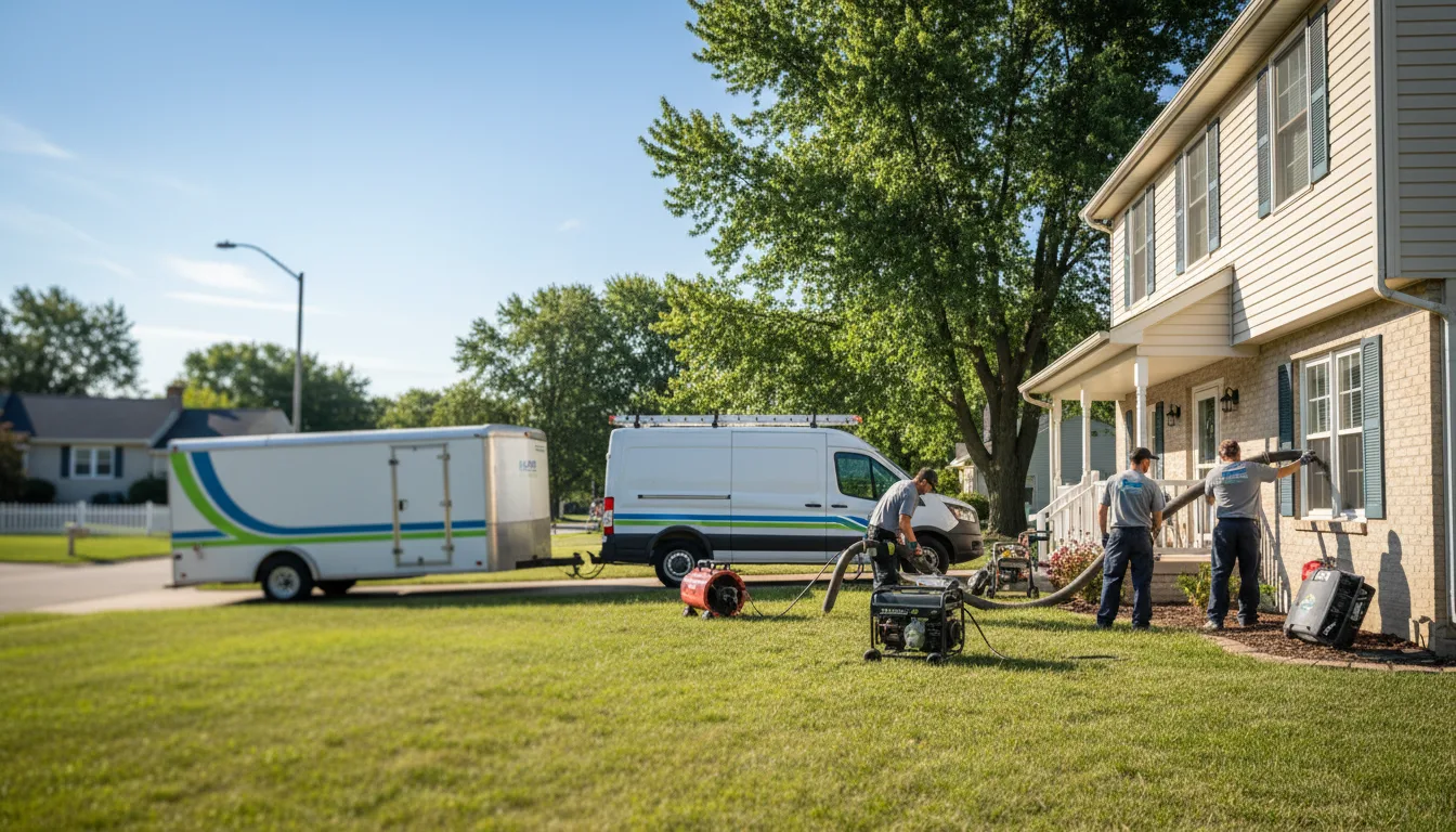 Flooded Basement Restoration And Cleanup With Repair in Mcclelland, IA near me